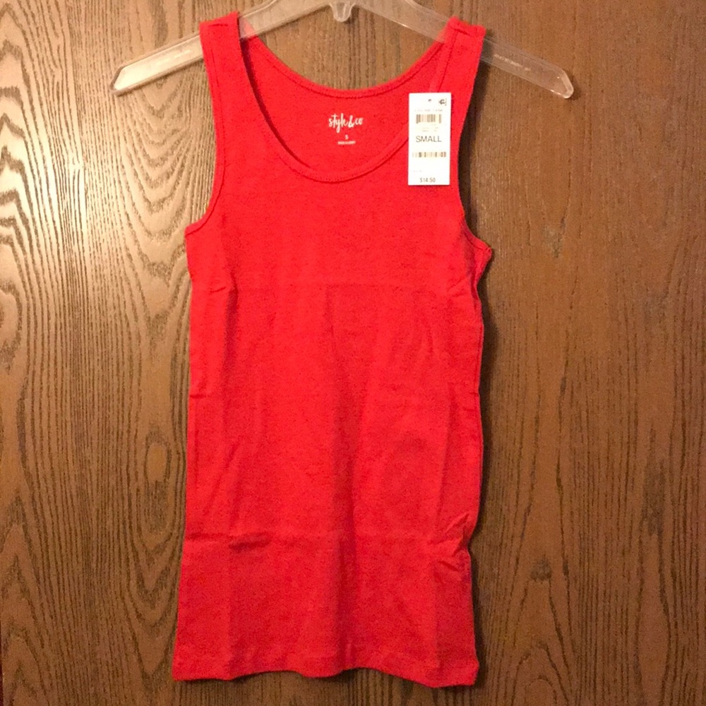 Style & Co red tank